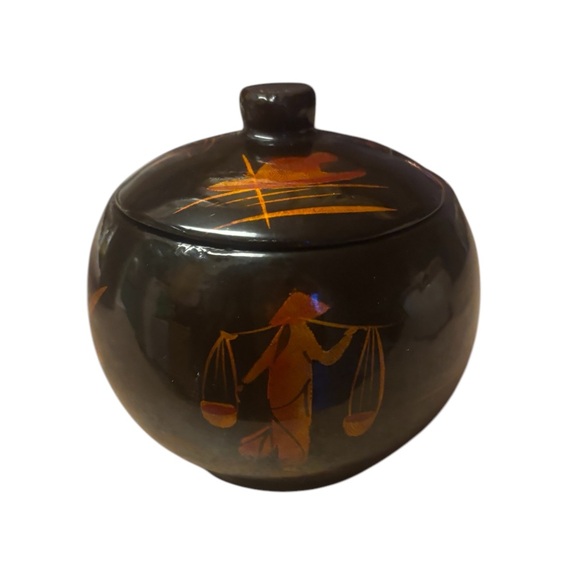 Miniature Asian Style Trinket Jar - Picture 1 of 7